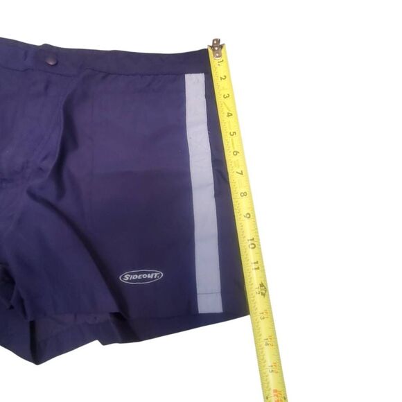 Sideout Women’s Swim Board Shorts Size Large Blue with White Stripes - Picture 6 of 8